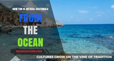 Exploring Antigua Guatemala: Distance to the Nearest Ocean Shores
