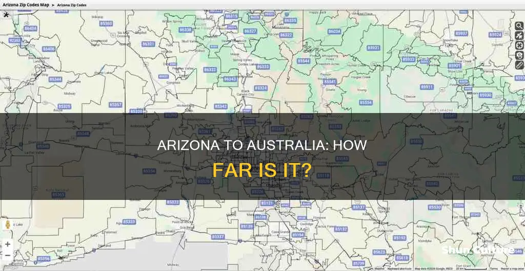 how far is arizona from australia