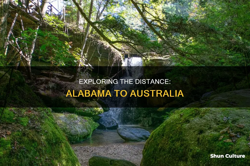 how far is australia from alabama