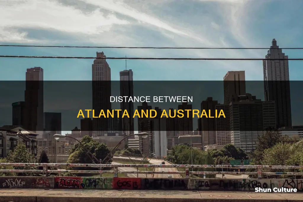 how far is australia from atlanta