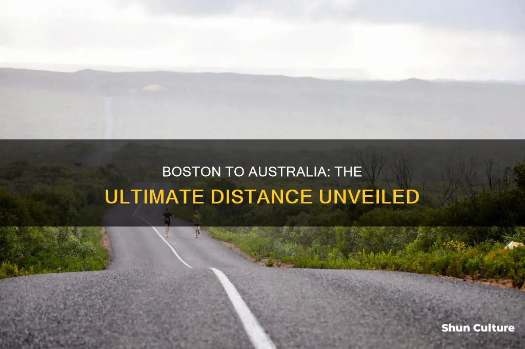 how far is australia from boston