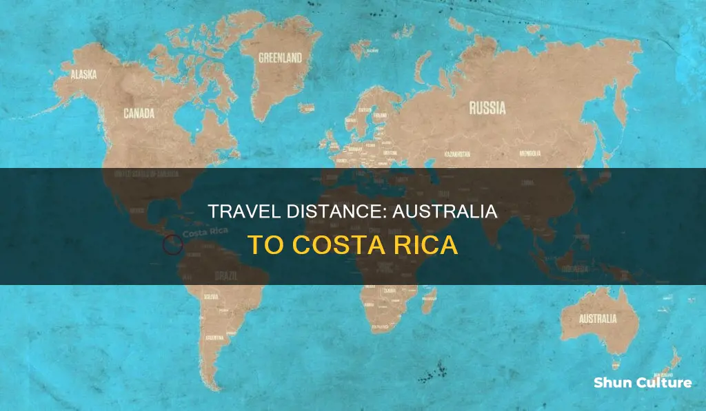 how far is australia from costa rica