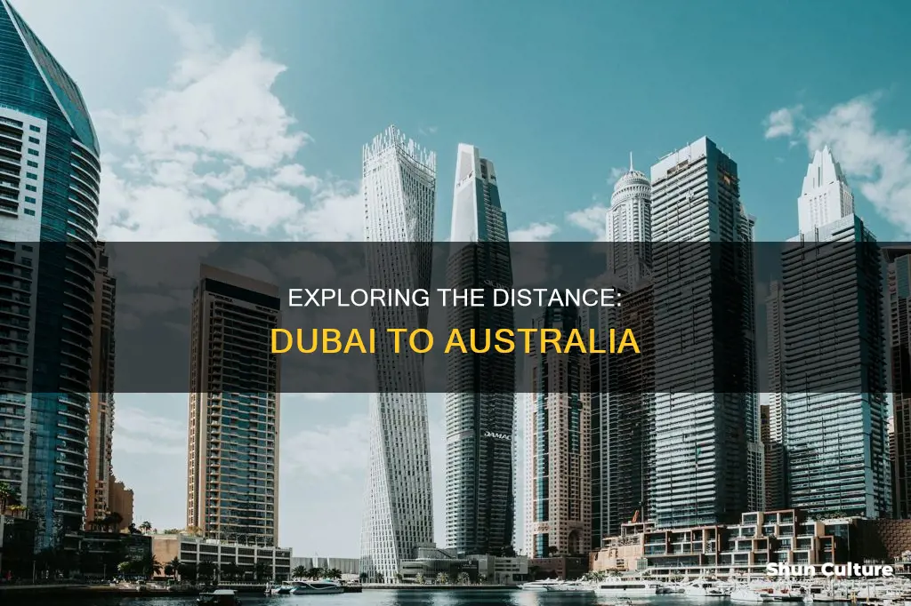 how far is australia from dubai