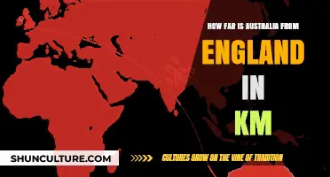 The Distance Between Australia and England