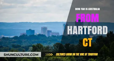 Travel Time: Australia to Hartford, CT
