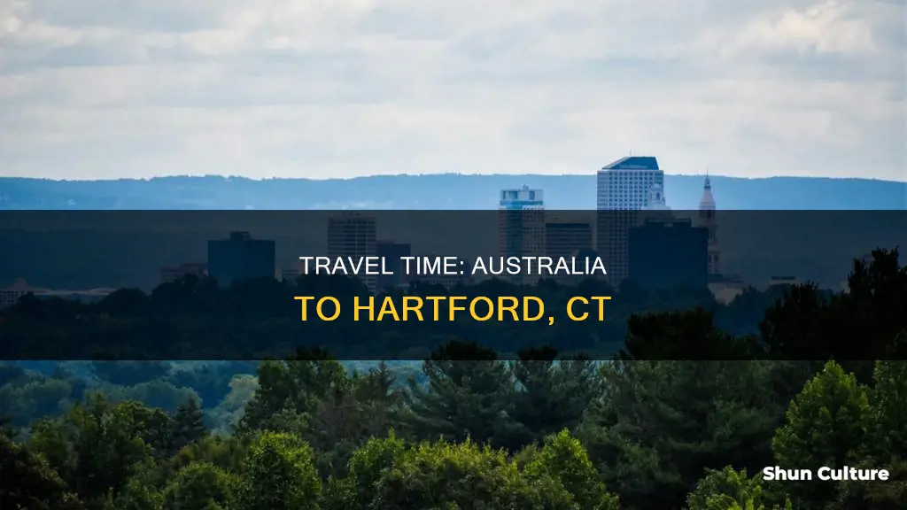 how far is australia from hartford ct
