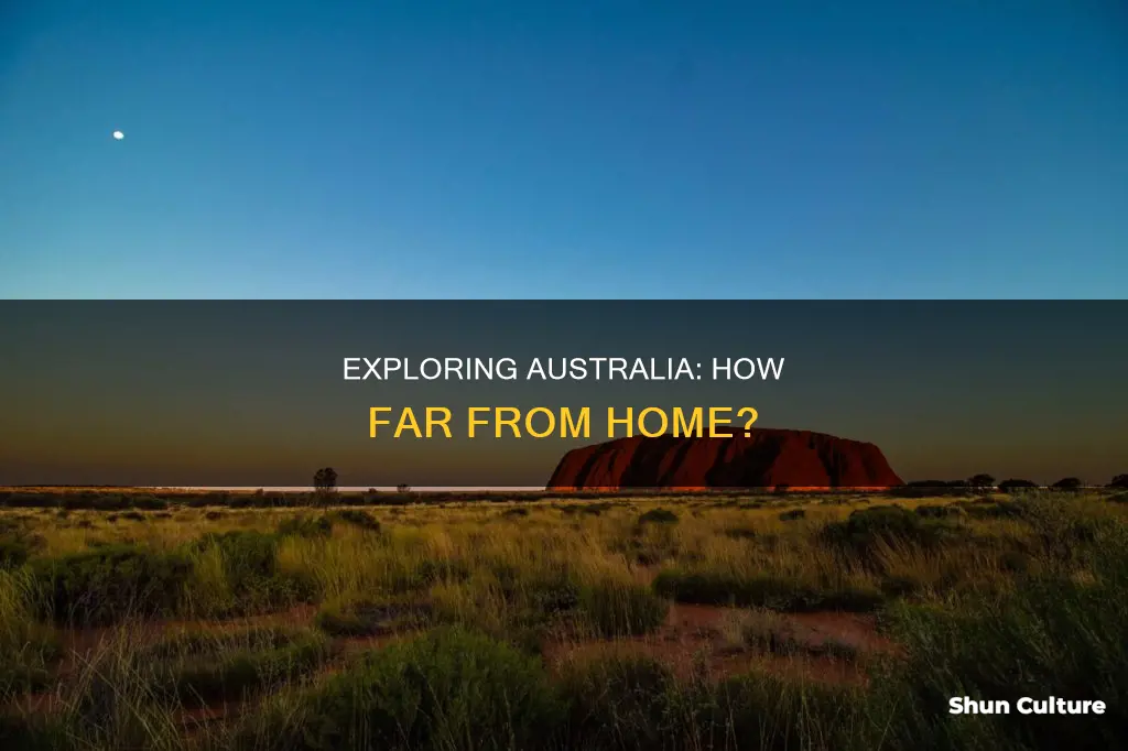 how far is australia from home