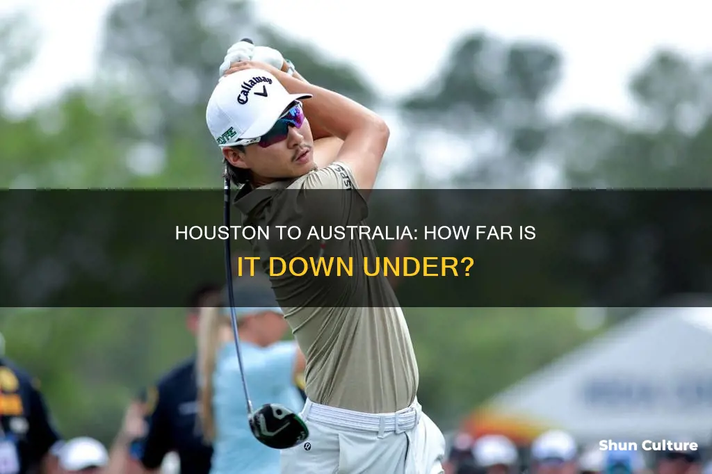 how far is australia from houston