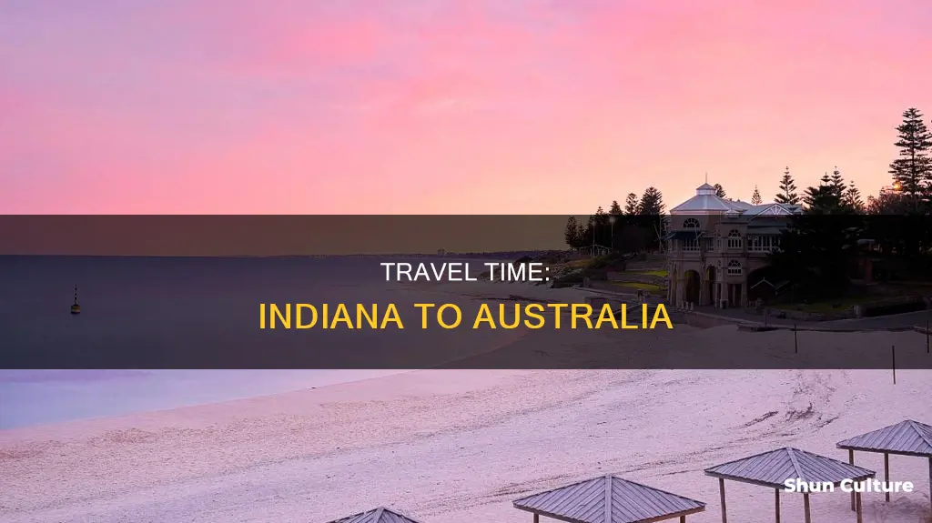 how far is australia from indiana