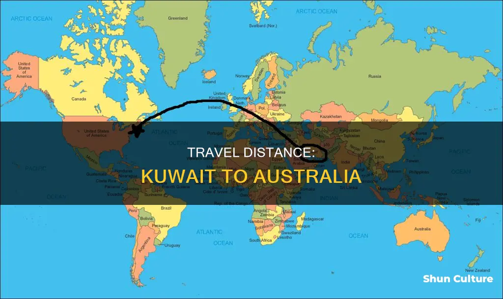 how far is australia from kuwait