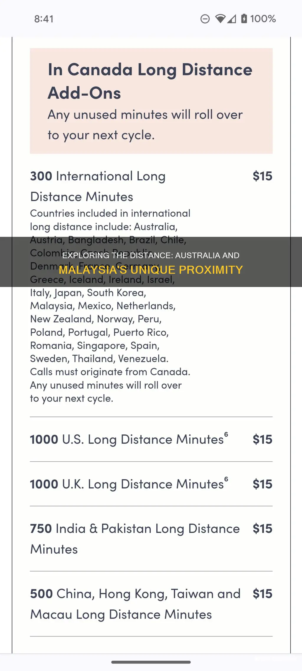 how far is australia from malaysia