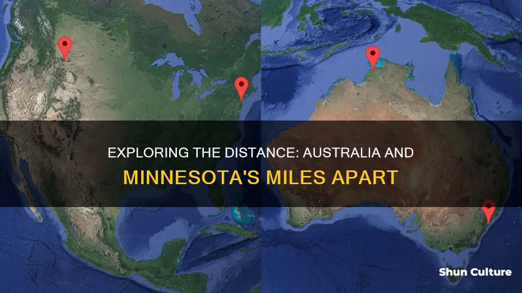 how far is australia from minnesota