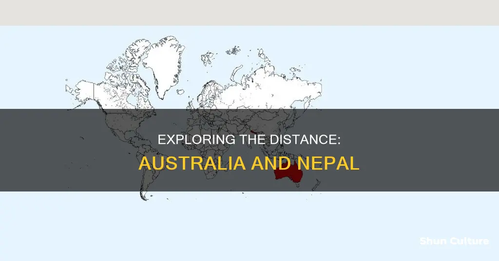 how far is australia from nepal