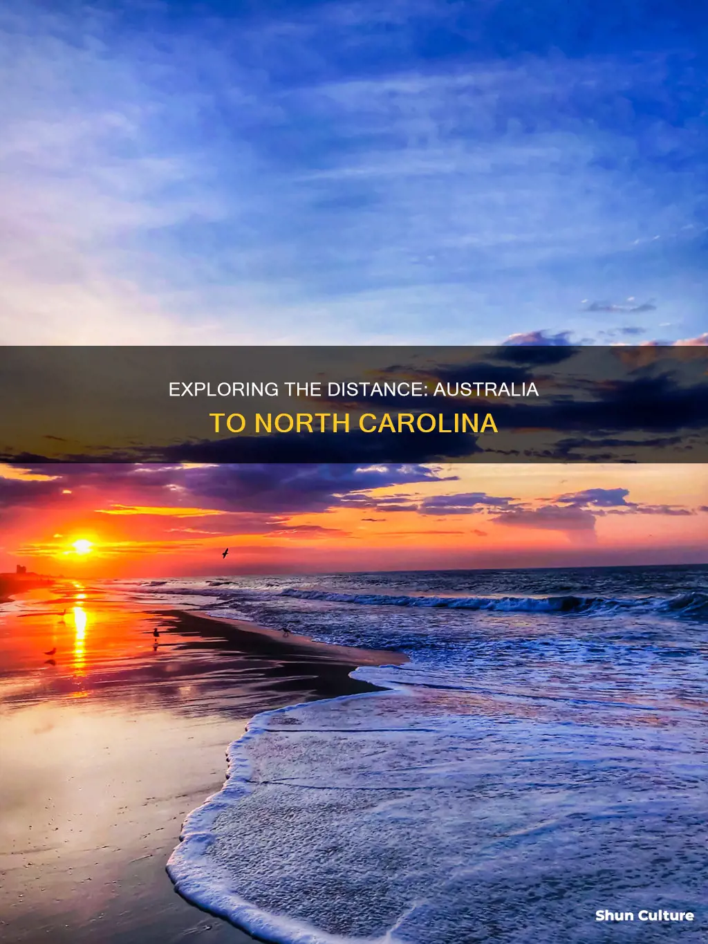 how far is australia from north carolina