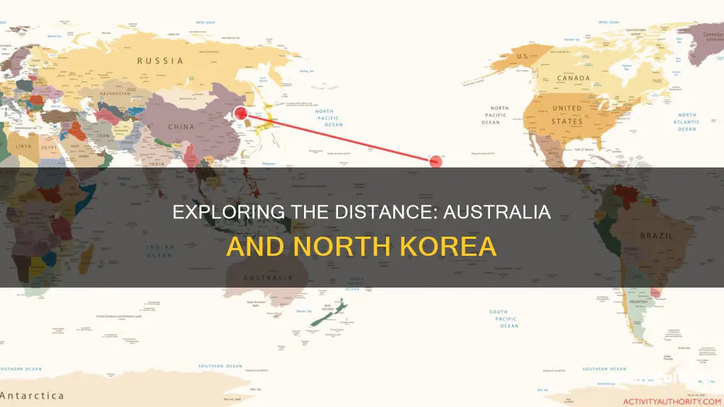 how far is australia from north korea