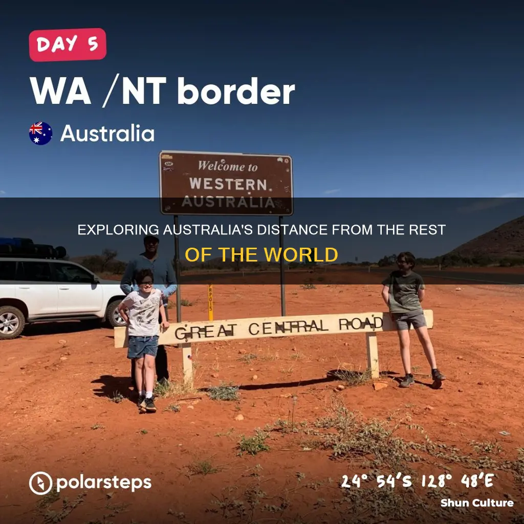 how far is australia from other countries