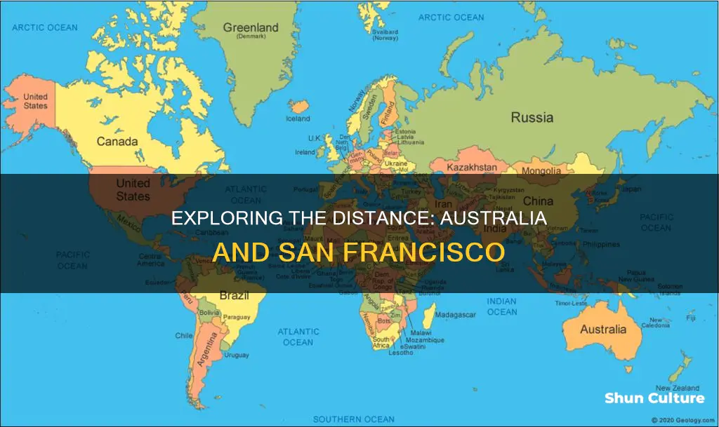 how far is australia from san francisco