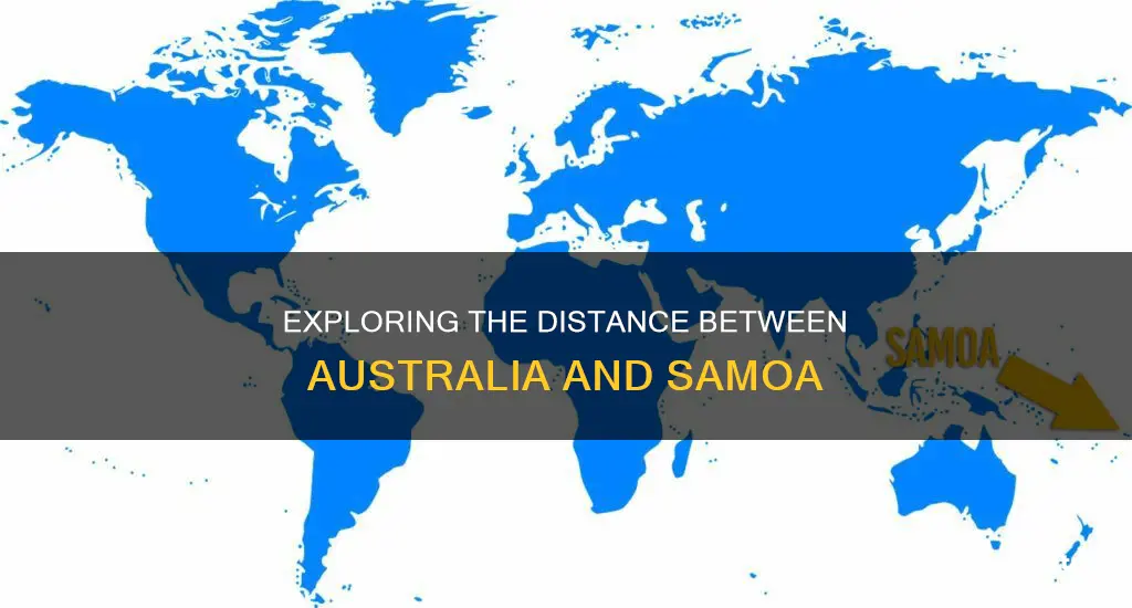 how far is australia from somoa