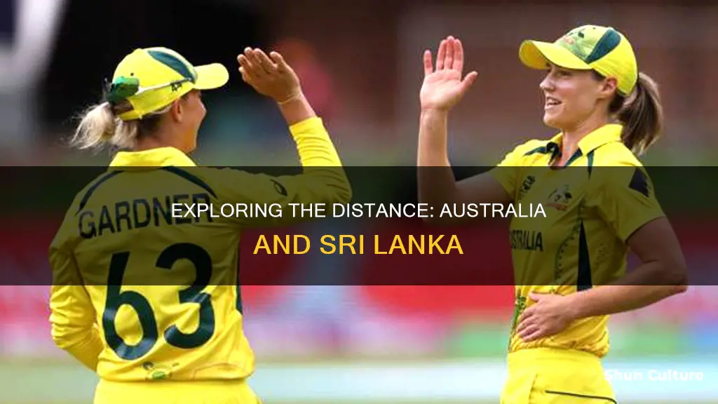 how far is australia from sri lanka