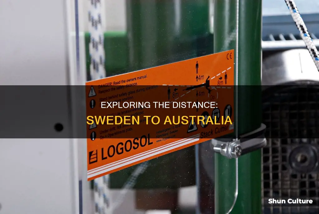 how far is australia from sweden