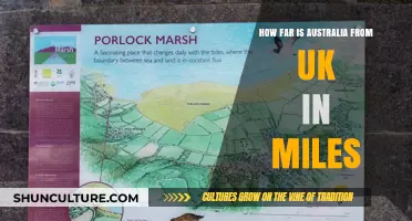 Distance Between UK and Australia in Miles