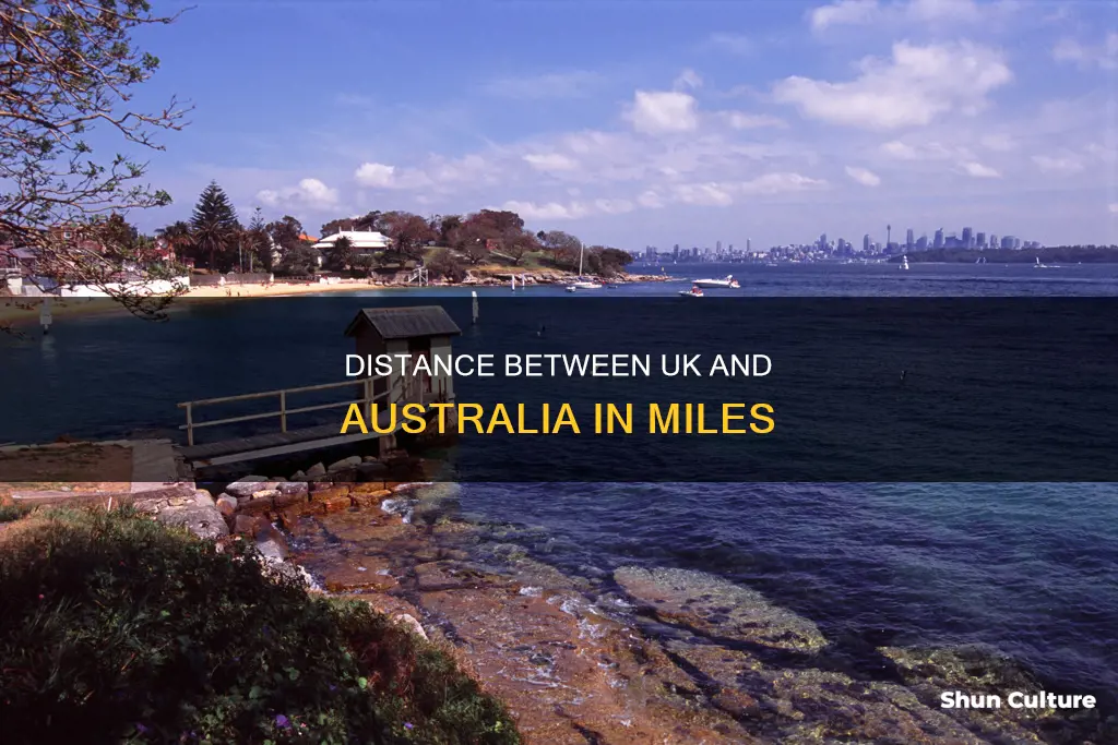 how far is australia from uk in miles