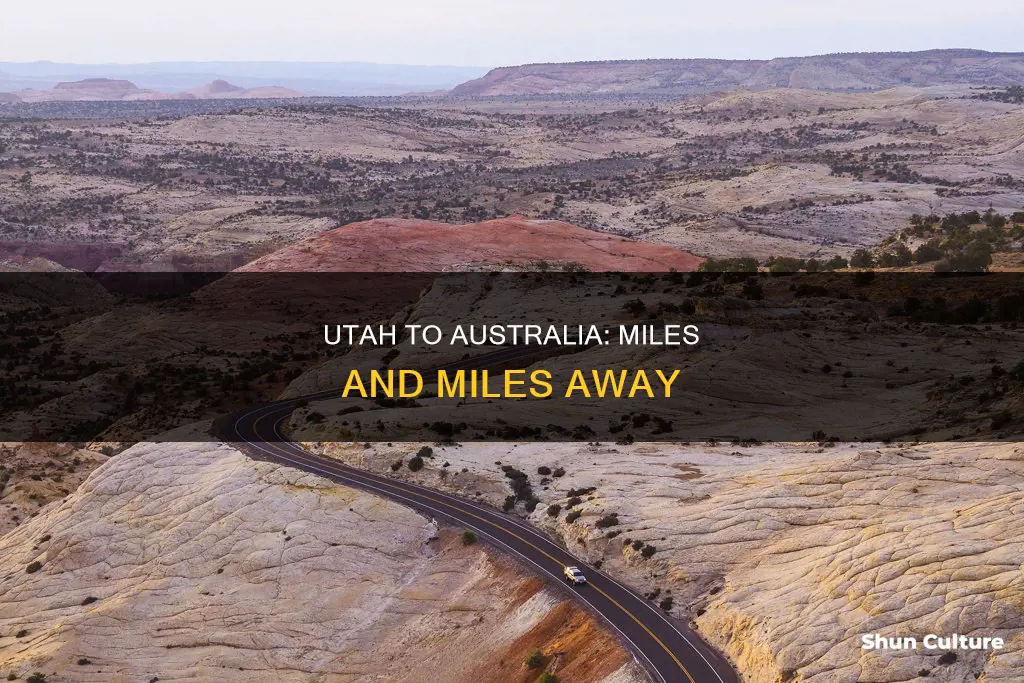 how far is australia from utah