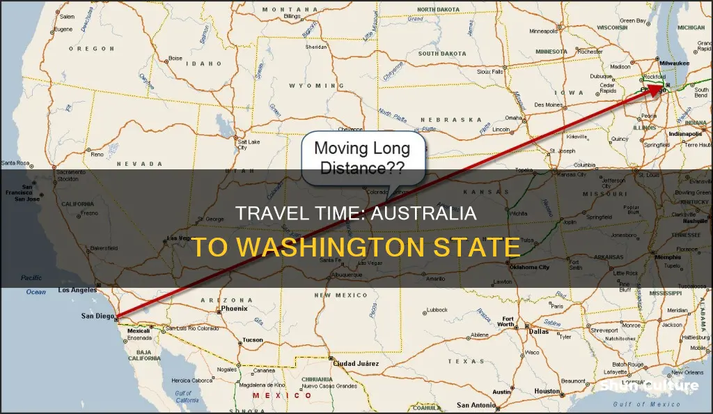 how far is australia from washington state