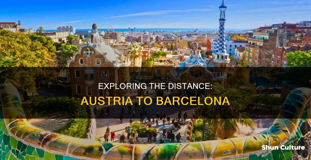 how far is austria from barcelona