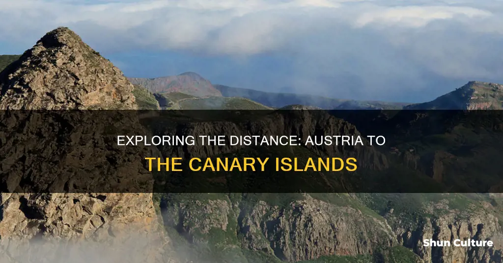 how far is austria from canary island