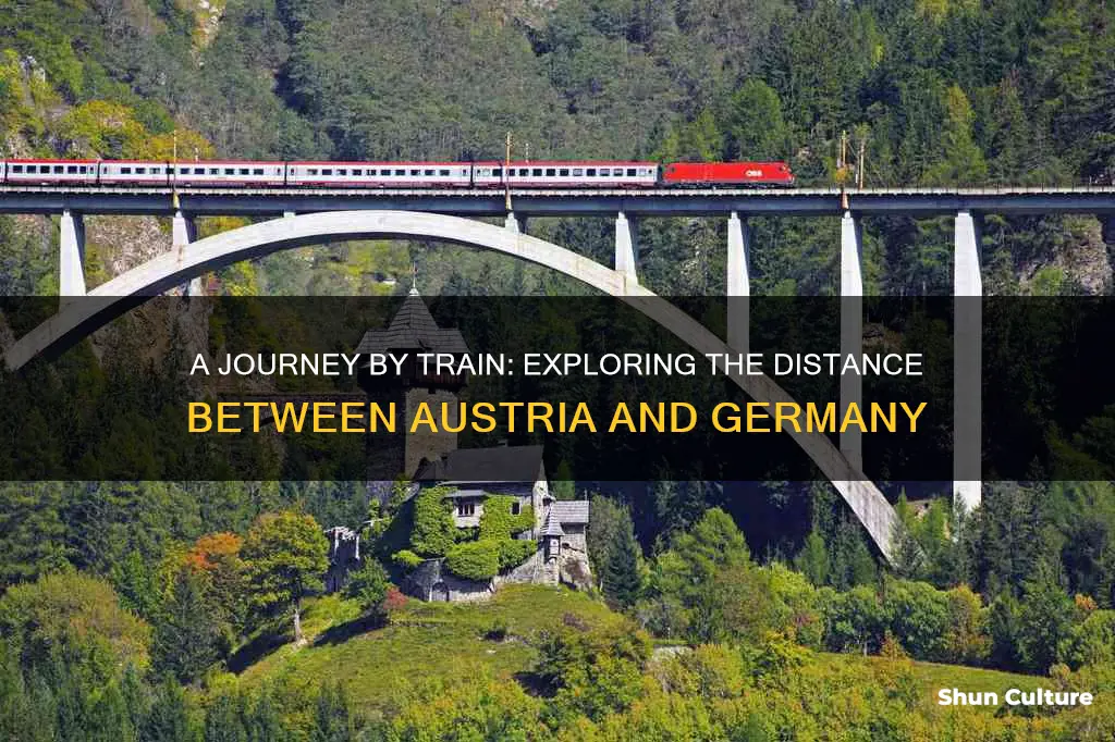 how far is austria from germany by train