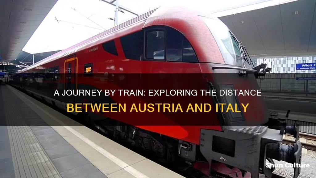 how far is austria from italy by train