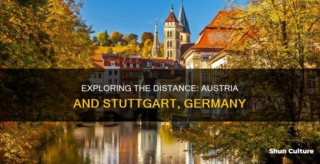 how far is austria from stuttgart germany