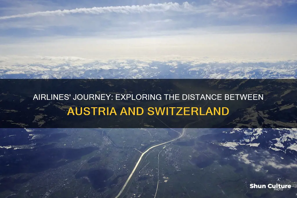 how far is austria from switzerland by plane