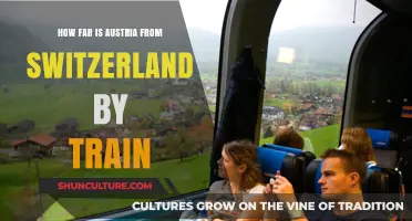 A Journey by Train: Exploring the Distance Between Austria and Switzerland