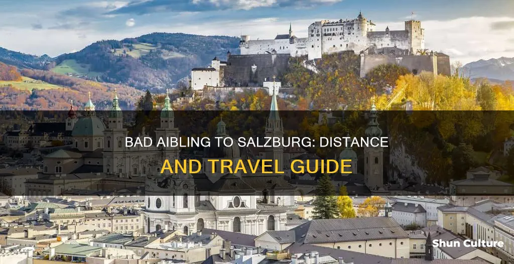 how far is bad aibling germany from salzburg austria