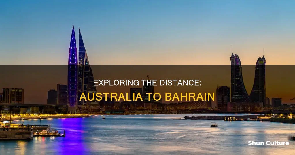 how far is bahrain from australia