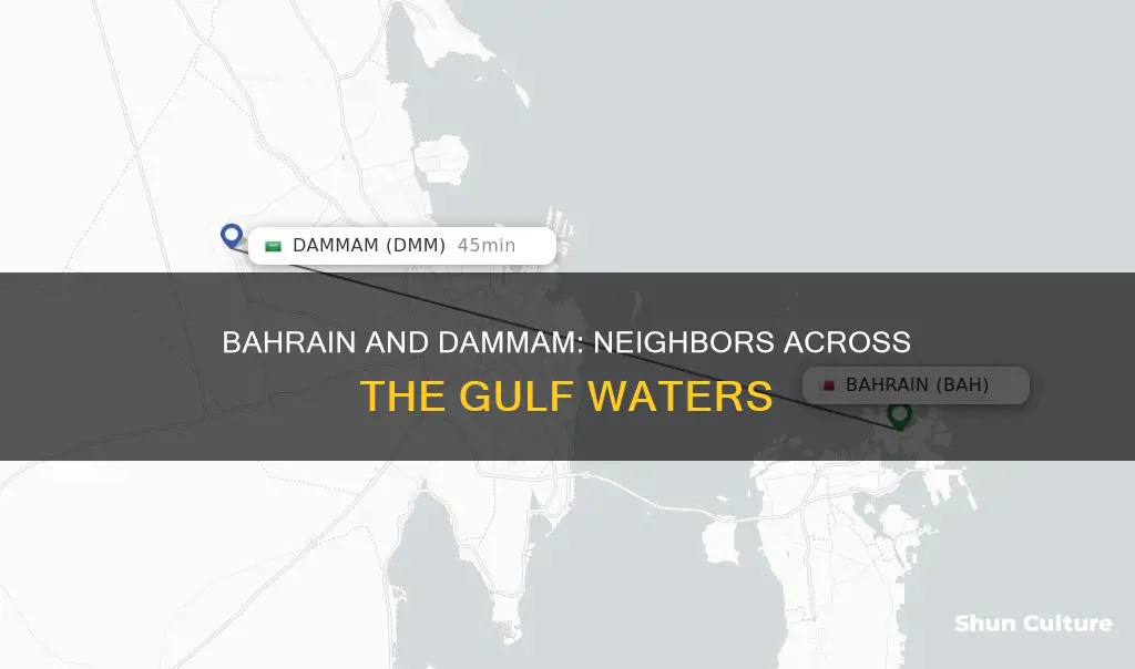 how far is bahrain from dammam