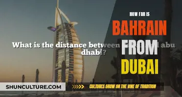 Exploring the Distance: Bahrain to Dubai