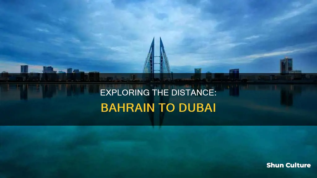 how far is bahrain from dubai