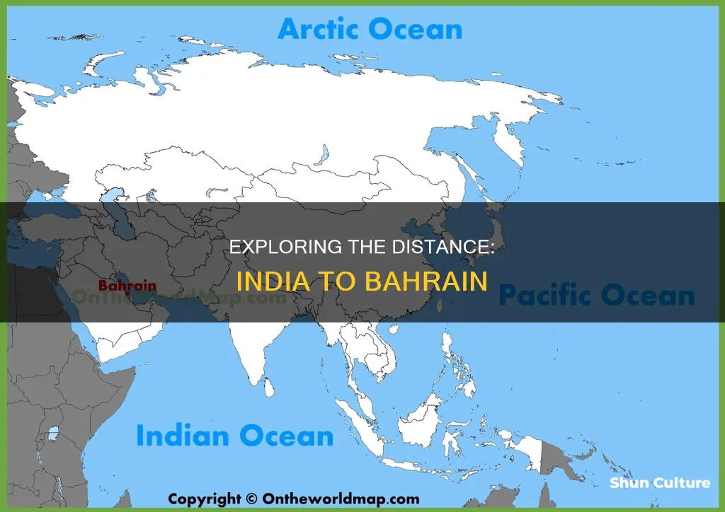 how far is bahrain from india