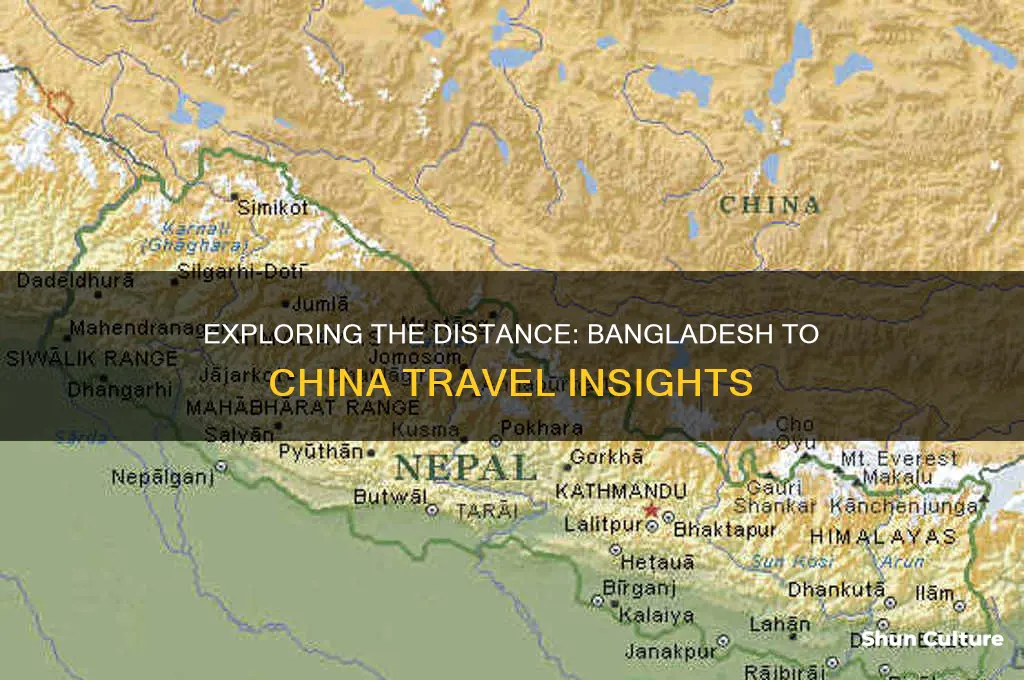 how far is bangladesh from china