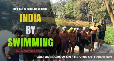 Swimming from India to Bangladesh: Distance and Challenges Explored