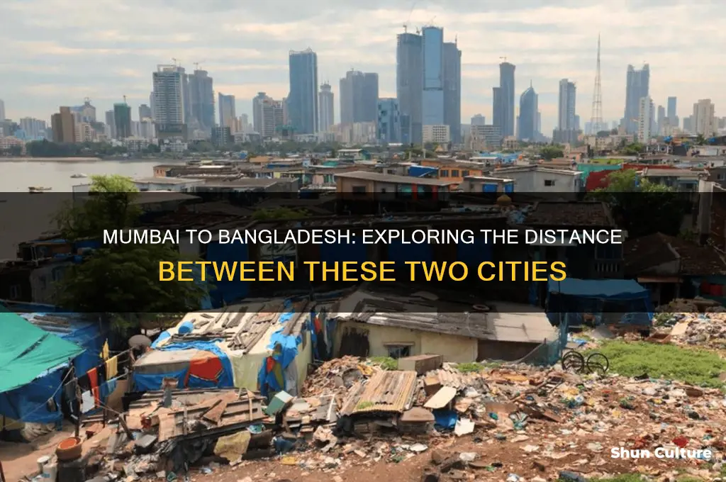 how far is bangladesh from mumbai