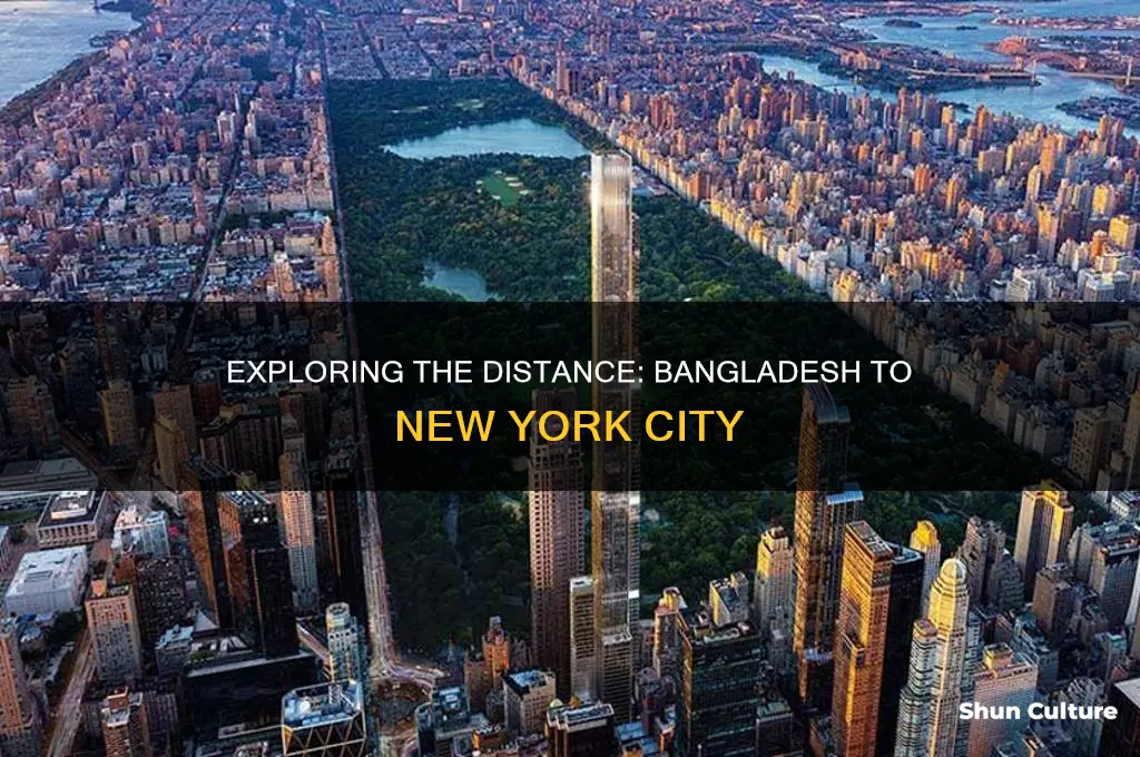 how far is bangladesh from new york