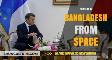 Exploring Bangladesh's Distance to Space: A Celestial Perspective