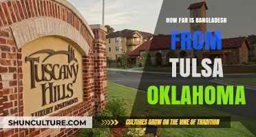 Exploring the Distance: Bangladesh to Tulsa, Oklahoma Revealed