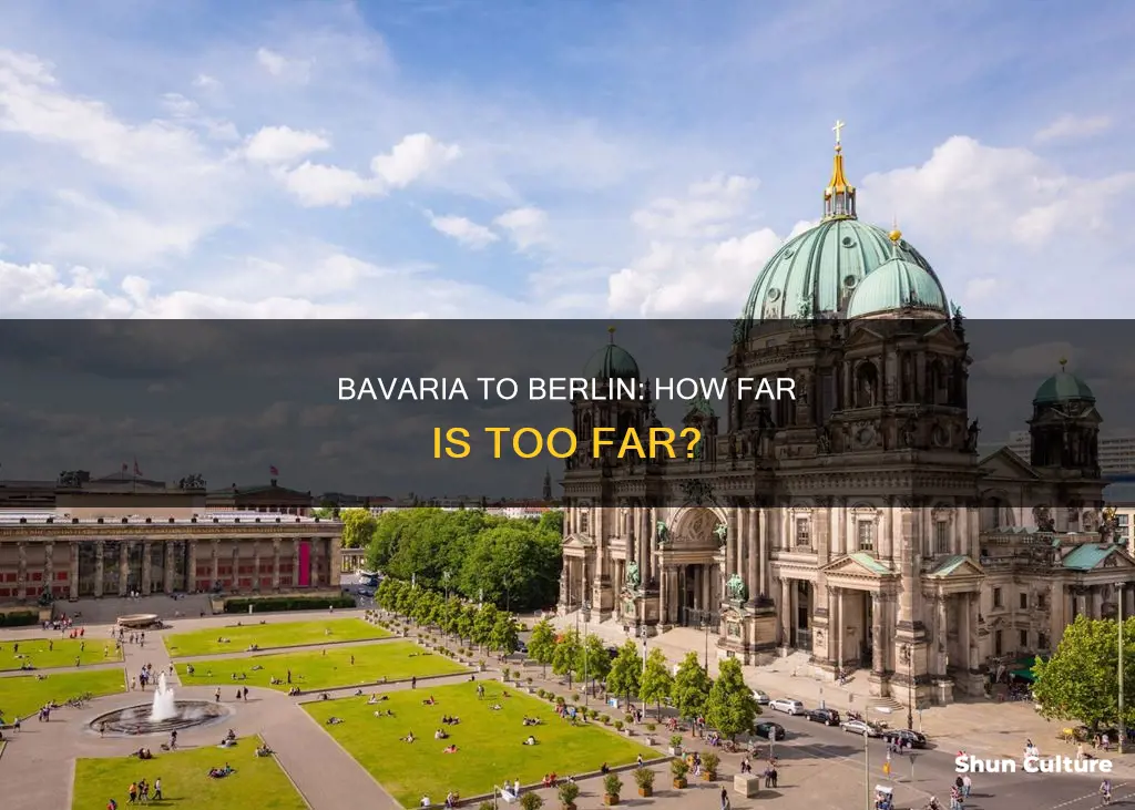 how far is bavaria from berlin