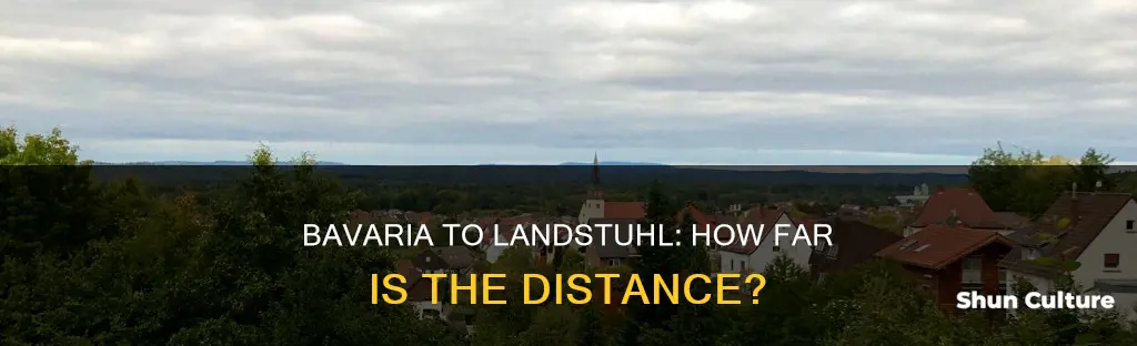 how far is bavaria from landstuhl