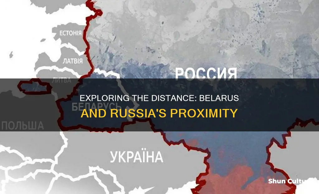 how far is belarus from russia